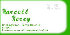 marcell nerey business card
